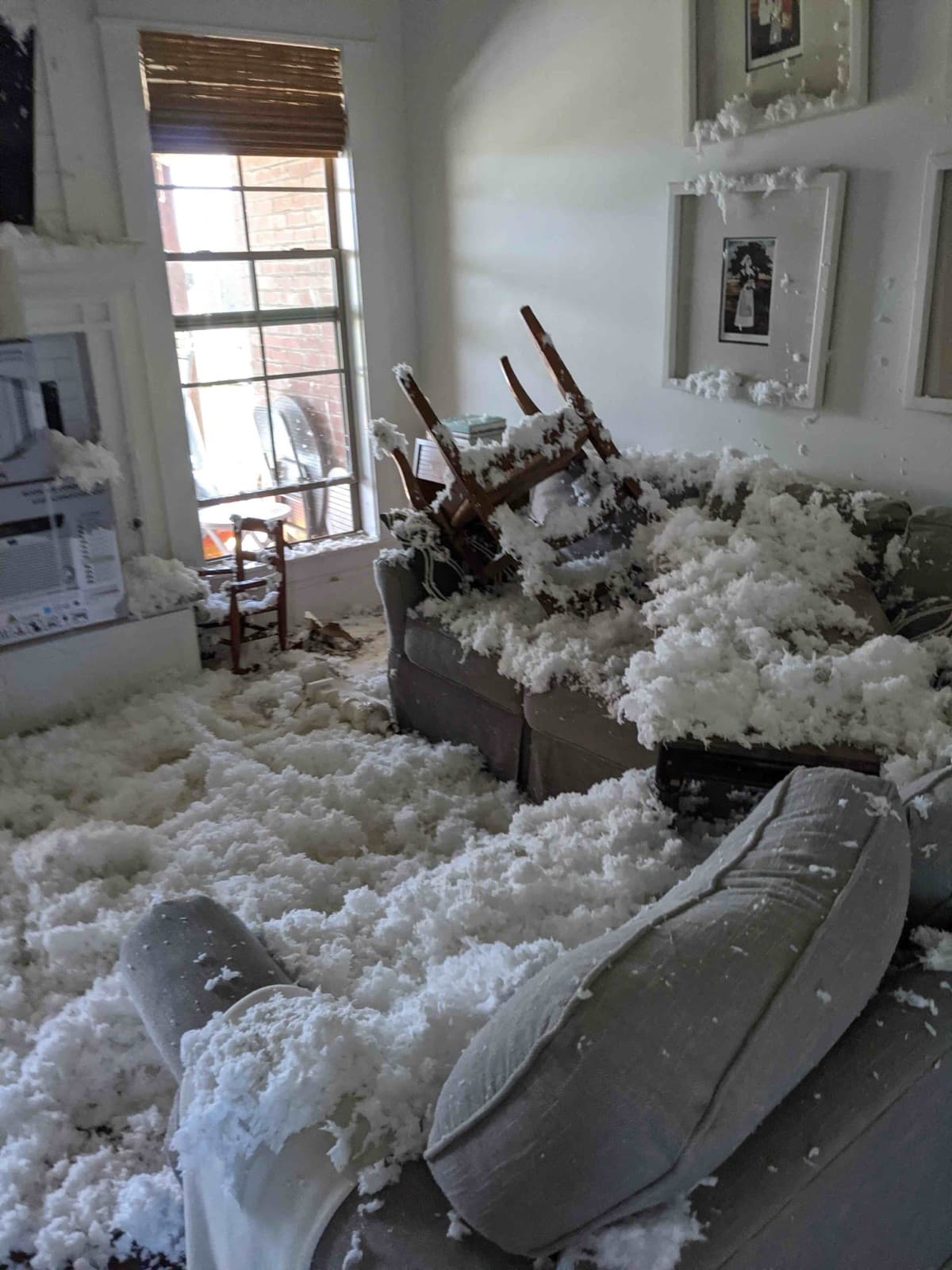 A home destroyed in the aftermath of a hurricane